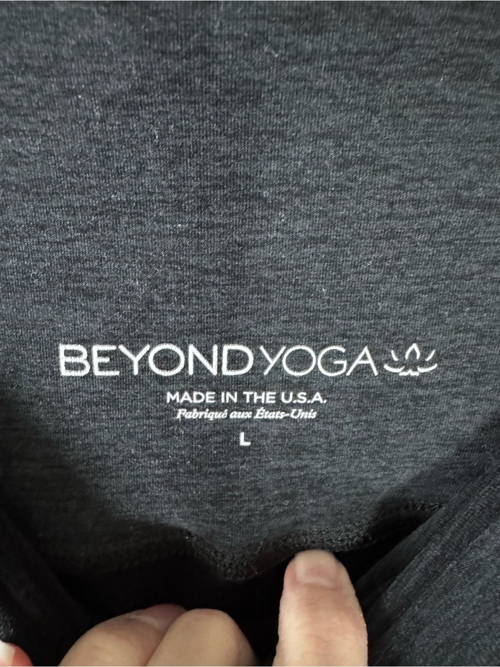 Beyond Yoga Spacedye high-waisted leggings in darkest night - Picture 3 of 6